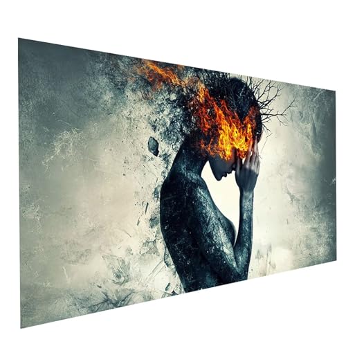 Diamond Painting Frau 5D Diamond Painting Basteln Erwachsene 140 x 70 CM Strasssteine Embroidery Leinwand Bilder Flamme, Diamant DIY Set Erwachsene für Wanddeko wohnzimmer Geschenke für Frauen GYL4803 Diamond Painting Frau 5D Diamond Painting Basteln Erwachsene 140 x 70 CM Strasssteine Embroidery Leinwand Bilder Flamme, Diamant DIY Set Erwachsene für Wanddeko wohnzimmer Geschenke für Frauen GYL4803 von GUUOYUAL