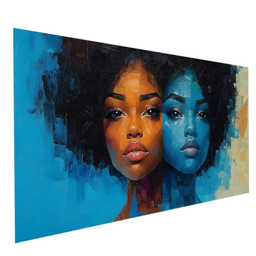 Diamond Painting Frau 5D Diamond Painting Basteln Erwachsene 160x80CM Strasssteine Embroidery Leinwand Bilder Abstrakt, Diamant DIY Set Erwachsene für Wanddeko wohnzimmer Geschenke für Frauen GYL1546 von GUUOYUAL