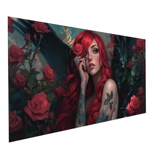 Diamond Painting Frau 5D Diamond Painting Basteln Erwachsene 180 x 90cm Strasssteine Embroidery Leinwand Bilder Drachen, Diamant DIY Set Erwachsene für Wanddeko wohnzimmer Geschenke für Frauen GYL5957 Diamond Painting Frau 5D Diamond Painting Basteln Erwachsene 180 x 90cm Strasssteine Embroidery Leinwand Bilder Drachen, Diamant DIY Set Erwachsene für Wanddeko wohnzimmer Geschenke für Frauen GYL5957 von GUUOYUAL