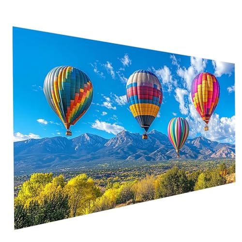 Diamond Painting Heißluftballon Diamond Painting Basteln Erwachsene 180 x 90 CM Strasssteine Embroidery Leinwand Bilder Landschaft, Diamant DIY Set Erwachsene, Zimmer Deko Geschenke für Frauen GYL1781 Diamond Painting Heißluftballon Diamond Painting Basteln Erwachsene 180 x 90 CM Strasssteine Embroidery Leinwand Bilder Landschaft, Diamant DIY Set Erwachsene, Zimmer Deko Geschenke für Frauen GYL1781 von GUUOYUAL