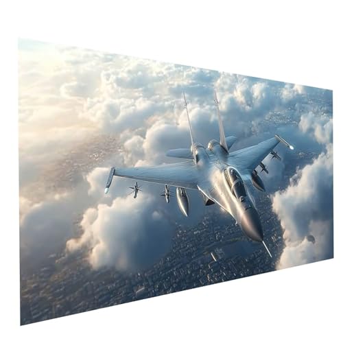 Diamond Painting Kämpfer 5D Diamond Painting Basteln Erwachsene 160 x 80 CM Strasssteine Embroidery Leinwand Bilder Flugzeug,Diamant DIY Set Erwachsene für Deko wohnzimmer Geschenke für Frauen GYL8260 Diamond Painting Kämpfer 5D Diamond Painting Basteln Erwachsene 160 x 80 CM Strasssteine Embroidery Leinwand Bilder Flugzeug,Diamant DIY Set Erwachsene für Deko wohnzimmer Geschenke für Frauen GYL8260 von GUUOYUAL