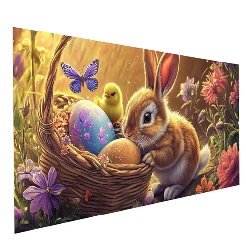 Diamond Painting Kaninchen 5D Diamond Painting Basteln Erwachsene 70x140CM Strasssteine Embroidery Leinwand Bilder Huhn, Diamant DIY Set Erwachsene für Wanddeko wohnzimmer Geschenke für Frauen GYL6351 Diamond Painting Kaninchen 5D Diamond Painting Basteln Erwachsene 70x140CM Strasssteine Embroidery Leinwand Bilder Huhn, Diamant DIY Set Erwachsene für Wanddeko wohnzimmer Geschenke für Frauen GYL6351 von GUUOYUAL