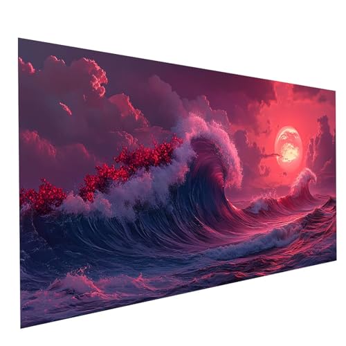 Diamond Painting Meereswellen 5D Diamond Painting Basteln Erwachsene 140 x 70 CM Strasssteine Embroidery Leinwand Bilder Landschaft,Diamant DIY Set Erwachsene, Zimmer Deko Geschenke für Frauen GYL5883 Diamond Painting Meereswellen 5D Diamond Painting Basteln Erwachsene 140 x 70 CM Strasssteine Embroidery Leinwand Bilder Landschaft,Diamant DIY Set Erwachsene, Zimmer Deko Geschenke für Frauen GYL5883 von GUUOYUAL