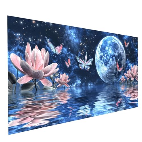 Diamond Painting Mond 5D Diamond Painting Basteln Erwachsene 140 x 70 CM Strasssteine Embroidery Leinwand Bilder Schmetterling, Diamant DIY Set Erwachsene, Deko wohnzimmer Geschenke für Frauen GYL5235 Diamond Painting Mond 5D Diamond Painting Basteln Erwachsene 140 x 70 CM Strasssteine Embroidery Leinwand Bilder Schmetterling, Diamant DIY Set Erwachsene, Deko wohnzimmer Geschenke für Frauen GYL5235 von GUUOYUAL