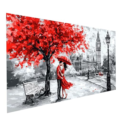Diamond Painting Paar 5D Diamond Painting Basteln Erwachsene 160 x 80 CM Strasssteine Embroidery Leinwand Bilder Stadt, Diamant DIY Set Erwachsene für Wanddeko wohnzimmer Geschenke für Frauen GYL3508 Diamond Painting Paar 5D Diamond Painting Basteln Erwachsene 160 x 80 CM Strasssteine Embroidery Leinwand Bilder Stadt, Diamant DIY Set Erwachsene für Wanddeko wohnzimmer Geschenke für Frauen GYL3508 von GUUOYUAL