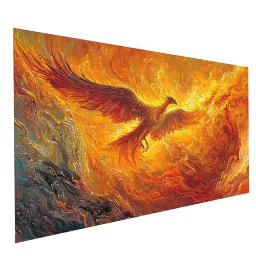 Diamond Painting Phönix 5D Diamond Painting Basteln Erwachsene 160 x 80cm Strasssteine Embroidery Leinwand Bilder Flamme,Diamant DIY Set Erwachsene für Wanddeko wohnzimmer Geschenke für Frauen GYL0880 Diamond Painting Phönix 5D Diamond Painting Basteln Erwachsene 160 x 80cm Strasssteine Embroidery Leinwand Bilder Flamme,Diamant DIY Set Erwachsene für Wanddeko wohnzimmer Geschenke für Frauen GYL0880 von GUUOYUAL