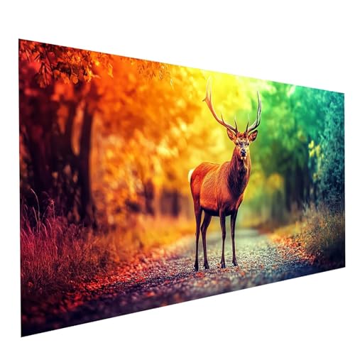 Diamond Painting Reh 5D Diamond Painting Basteln Erwachsene 180 x 90cm Strasssteine Embroidery Leinwand Bilder Landschaft, Diamant DIY Set Erwachsene für Deko wohnzimmer Geschenke für Frauen GYL7685 Diamond Painting Reh 5D Diamond Painting Basteln Erwachsene 180 x 90cm Strasssteine Embroidery Leinwand Bilder Landschaft, Diamant DIY Set Erwachsene für Deko wohnzimmer Geschenke für Frauen GYL7685 von GUUOYUAL