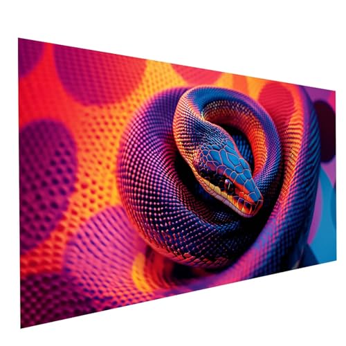 Diamond Painting Schlange 5D Diamond Painting Basteln Erwachsene 140x70CM Strasssteine Embroidery Leinwand Bilder Tier, Diamant DIY Set Erwachsene für Wanddeko wohnzimmer Geschenke für Frauen GYL5865 Diamond Painting Schlange 5D Diamond Painting Basteln Erwachsene 140x70CM Strasssteine Embroidery Leinwand Bilder Tier, Diamant DIY Set Erwachsene für Wanddeko wohnzimmer Geschenke für Frauen GYL5865 von GUUOYUAL