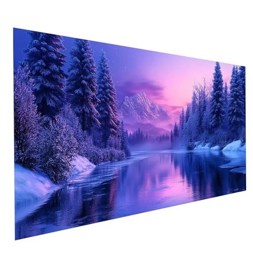Diamond Painting Schneeberg 5D Diamond Painting Basteln Erwachsene 140x70CM Strasssteine Embroidery Leinwand Bilder Baum,Diamant DIY Set Erwachsene für Wanddeko wohnzimmer Geschenke für Frauen GYL2301 Diamond Painting Schneeberg 5D Diamond Painting Basteln Erwachsene 140x70CM Strasssteine Embroidery Leinwand Bilder Baum,Diamant DIY Set Erwachsene für Wanddeko wohnzimmer Geschenke für Frauen GYL2301 von GUUOYUAL