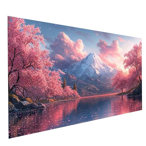 Diamond Painting Schneeberg 5D Diamond Painting Basteln Erwachsene 140x70CM Strasssteine Embroidery Leinwand Bilder Kirschblüten, Diamant DIY Set Erwachsene, Zimmer Deko Geschenke für Frauen GYL1329 Diamond Painting Schneeberg 5D Diamond Painting Basteln Erwachsene 140x70CM Strasssteine Embroidery Leinwand Bilder Kirschblüten, Diamant DIY Set Erwachsene, Zimmer Deko Geschenke für Frauen GYL1329 von GUUOYUAL