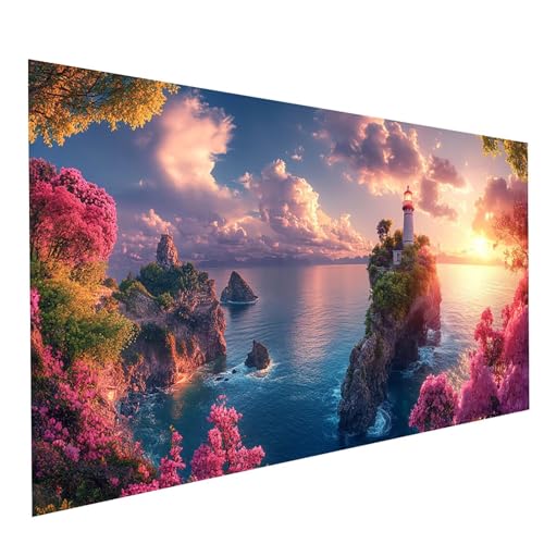 Diamond Painting Sonnenuntergang Diamond Painting Basteln Erwachsene 160 x 80 CM Strasssteine Embroidery Leinwand Bilder Leuchtturm,Diamant DIY Set Erwachsene, Zimmer Deko Geschenke für Frauen GYL4048 Diamond Painting Sonnenuntergang Diamond Painting Basteln Erwachsene 160 x 80 CM Strasssteine Embroidery Leinwand Bilder Leuchtturm,Diamant DIY Set Erwachsene, Zimmer Deko Geschenke für Frauen GYL4048 von GUUOYUAL