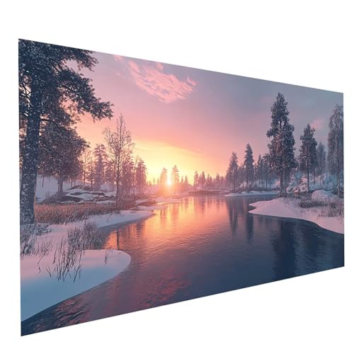 Diamond Painting Sonnenuntergang Diamond Painting Basteln Erwachsene 160x80 CM Strasssteine Embroidery Leinwand Bilder Schneeszene, Diamant DIY Set Erwachsene, Zimmer Deko Geschenke für Frauen GYL6100 Diamond Painting Sonnenuntergang Diamond Painting Basteln Erwachsene 160x80 CM Strasssteine Embroidery Leinwand Bilder Schneeszene, Diamant DIY Set Erwachsene, Zimmer Deko Geschenke für Frauen GYL6100 von GUUOYUAL