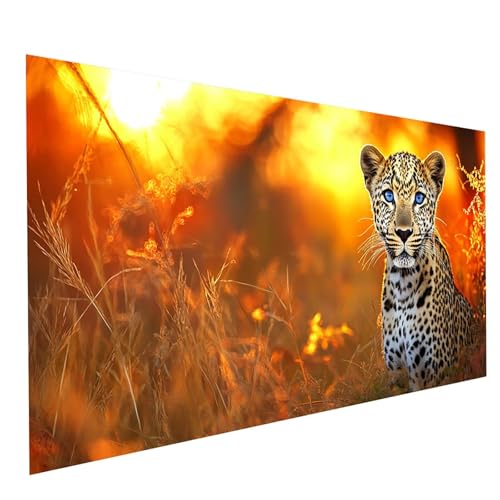 Diamond Painting Tier 5D Diamond Painting Basteln Erwachsene 140 x 70 CM Strasssteine Embroidery Leinwand Bilder Leopard,Diamant DIY Set Erwachsene für Wanddeko wohnzimmer Geschenke für Frauen GYL7287 Diamond Painting Tier 5D Diamond Painting Basteln Erwachsene 140 x 70 CM Strasssteine Embroidery Leinwand Bilder Leopard,Diamant DIY Set Erwachsene für Wanddeko wohnzimmer Geschenke für Frauen GYL7287 von GUUOYUAL