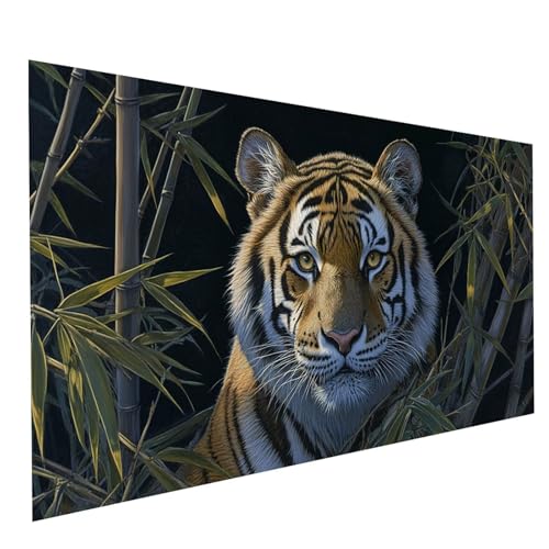 GUUOYUAL Diamond Painting Erwachsene Bambus 5D DIY Set Malen Nach Zahlen Erwachsene mit Strasssteine 140 x 70CM Diamant Painting Bilder Tiger, Diamond Leinwand Bilder Stickerei Embroidery Kit GYL6738 GUUOYUAL Diamond Painting Erwachsene Bambus 5D DIY Set Malen Nach Zahlen Erwachsene mit Strasssteine 140 x 70CM Diamant Painting Bilder Tiger, Diamond Leinwand Bilder Stickerei Embroidery Kit GYL6738 von GUUOYUAL
