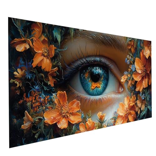 GUUOYUAL Diamond Painting Erwachsene Blume 5D DIY Set Malen Nach Zahlen Erwachsene mit Strasssteine 50 x 100 cm Diamant Painting Bilder Auge, Diamond Leinwand Bilder Stickerei Embroidery Kit GYL0508 GUUOYUAL Diamond Painting Erwachsene Blume 5D DIY Set Malen Nach Zahlen Erwachsene mit Strasssteine 50 x 100 cm Diamant Painting Bilder Auge, Diamond Leinwand Bilder Stickerei Embroidery Kit GYL0508 von GUUOYUAL