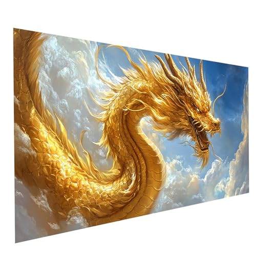 GUUOYUAL Diamond Painting Erwachsene Drachen 5D DIY Set Malen Nach Zahlen Erwachsene mit Strasssteine 100x200cm Diamant Painting Bilder Tier, Diamond Leinwand Bilder Stickerei Embroidery Kit GYL4707 GUUOYUAL Diamond Painting Erwachsene Drachen 5D DIY Set Malen Nach Zahlen Erwachsene mit Strasssteine 100x200cm Diamant Painting Bilder Tier, Diamond Leinwand Bilder Stickerei Embroidery Kit GYL4707 von GUUOYUAL
