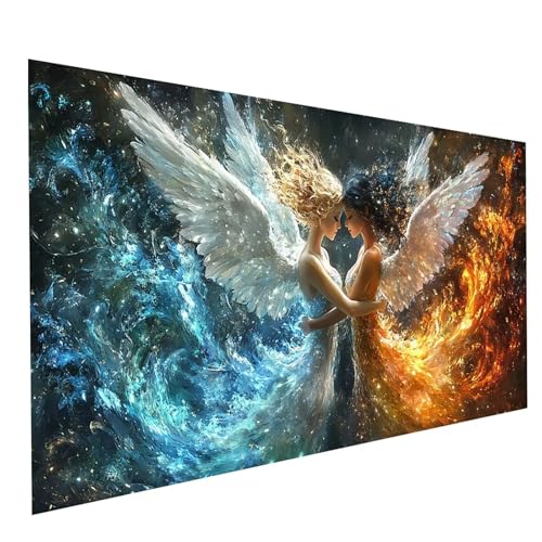 GUUOYUAL Diamond Painting Erwachsene Engel 5D DIY Set Malen Nach Zahlen Erwachsene mit Strasssteine 80 x 160 cm Diamant Painting Bilder Frau, Diamond Leinwand Bilder Stickerei Embroidery Kit GYL1807 GUUOYUAL Diamond Painting Erwachsene Engel 5D DIY Set Malen Nach Zahlen Erwachsene mit Strasssteine 80 x 160 cm Diamant Painting Bilder Frau, Diamond Leinwand Bilder Stickerei Embroidery Kit GYL1807 von GUUOYUAL