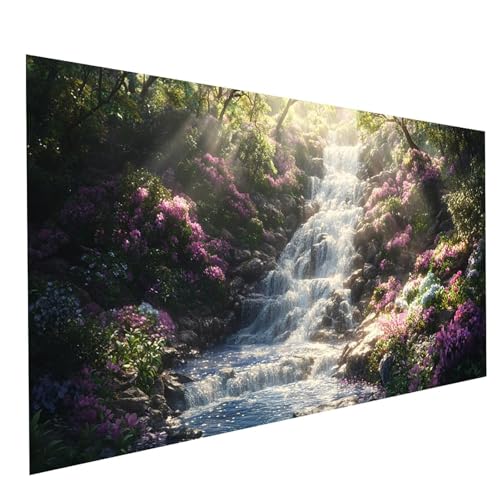 GUUOYUAL Diamond Painting Erwachsene Fluss 5D DIY Set Malen Nach Zahlen Erwachsene mit Strasssteine 140 x 70 cm Diamant Painting Bilder Blume, Diamond Leinwand Bilder Stickerei Embroidery Kit GYL4128 GUUOYUAL Diamond Painting Erwachsene Fluss 5D DIY Set Malen Nach Zahlen Erwachsene mit Strasssteine 140 x 70 cm Diamant Painting Bilder Blume, Diamond Leinwand Bilder Stickerei Embroidery Kit GYL4128 von GUUOYUAL