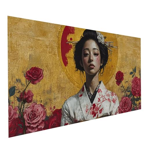 GUUOYUAL Diamond Painting Erwachsene Geisha 5D DIY Set Malen Nach Zahlen Erwachsene mit Strasssteine 100x200cm Diamant Painting Bilder Blume, Diamond Leinwand Bilder Stickerei Embroidery Kit GYL2547 GUUOYUAL Diamond Painting Erwachsene Geisha 5D DIY Set Malen Nach Zahlen Erwachsene mit Strasssteine 100x200cm Diamant Painting Bilder Blume, Diamond Leinwand Bilder Stickerei Embroidery Kit GYL2547 von GUUOYUAL