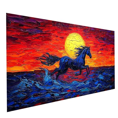 GUUOYUAL Diamond Painting Erwachsene Horse 5D DIY Set Malen Nach Zahlen Erwachsene mit Strasssteine 200 x 100CM Diamant Painting Bilder Tier, Diamond Leinwand Bilder Stickerei Embroidery Kit GYL0477 GUUOYUAL Diamond Painting Erwachsene Horse 5D DIY Set Malen Nach Zahlen Erwachsene mit Strasssteine 200 x 100CM Diamant Painting Bilder Tier, Diamond Leinwand Bilder Stickerei Embroidery Kit GYL0477 von GUUOYUAL