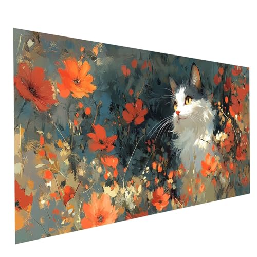 GUUOYUAL Diamond Painting Erwachsene Katze 5D DIY Set Malen Nach Zahlen Erwachsene mit Strasssteine 100 x 200CM Diamant Painting Bilder Tier, Diamond Leinwand Bilder Stickerei Embroidery Kit GYL3339 GUUOYUAL Diamond Painting Erwachsene Katze 5D DIY Set Malen Nach Zahlen Erwachsene mit Strasssteine 100 x 200CM Diamant Painting Bilder Tier, Diamond Leinwand Bilder Stickerei Embroidery Kit GYL3339 von GUUOYUAL