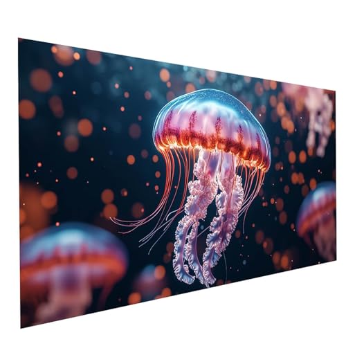 GUUOYUAL Diamond Painting Erwachsene Qualle 5D DIY Set Malen Nach Zahlen Erwachsene mit Strasssteine 70 x 140 cm Diamant Painting Bilder Tier, Diamond Leinwand Bilder Stickerei Embroidery Kit GYL7422 GUUOYUAL Diamond Painting Erwachsene Qualle 5D DIY Set Malen Nach Zahlen Erwachsene mit Strasssteine 70 x 140 cm Diamant Painting Bilder Tier, Diamond Leinwand Bilder Stickerei Embroidery Kit GYL7422 von GUUOYUAL