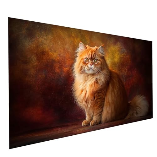 GUUOYUAL Diamond Painting Erwachsene Tier 5D DIY Set Malen Nach Zahlen Erwachsene mit Strasssteine 140 x 70 cm Diamant Painting Bilder Katze, Diamond Leinwand Bilder Stickerei Embroidery Kit GYL6072 GUUOYUAL Diamond Painting Erwachsene Tier 5D DIY Set Malen Nach Zahlen Erwachsene mit Strasssteine 140 x 70 cm Diamant Painting Bilder Katze, Diamond Leinwand Bilder Stickerei Embroidery Kit GYL6072 von GUUOYUAL