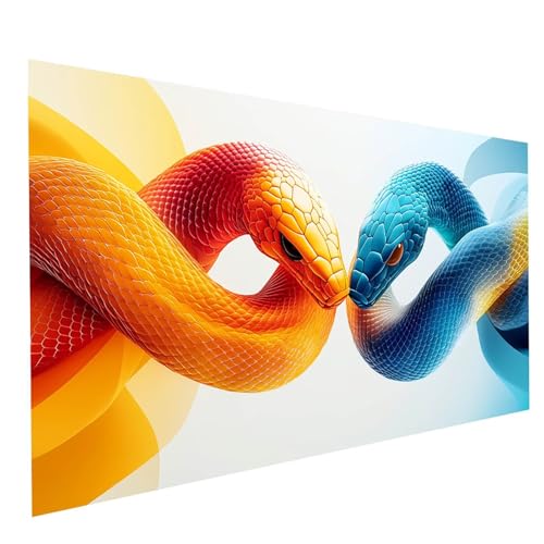 GUUOYUAL Diamond Painting Erwachsene Tier 5D DIY Set Malen Nach Zahlen Erwachsene mit Strasssteine 200x100cm Diamant Painting Bilder Schlange, Diamond Leinwand Bilder Stickerei Embroidery Kit GYL6705 GUUOYUAL Diamond Painting Erwachsene Tier 5D DIY Set Malen Nach Zahlen Erwachsene mit Strasssteine 200x100cm Diamant Painting Bilder Schlange, Diamond Leinwand Bilder Stickerei Embroidery Kit GYL6705 von GUUOYUAL