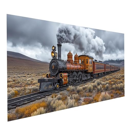 GUUOYUAL Diamond Painting Erwachsene Zug 5D DIY Set Malen Nach Zahlen Erwachsene mit Strasssteine 70x140cm Diamant Painting Bilder Landschaft, Diamond Leinwand Bilder Stickerei Embroidery Kit GYL3084 GUUOYUAL Diamond Painting Erwachsene Zug 5D DIY Set Malen Nach Zahlen Erwachsene mit Strasssteine 70x140cm Diamant Painting Bilder Landschaft, Diamond Leinwand Bilder Stickerei Embroidery Kit GYL3084 von GUUOYUAL