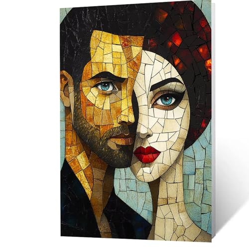 Malen Nach Zahlen Erwachsene, Malen Nach Zahlen Abstrakt, DIY Set Erwachsene mit Leinwand Bilder Paar 70 x 95 cm Acrylfarben Set Pinselset, Wandbilder Bastelset Deko Wohnzimmer Geschenke YH2F-0924 Malen Nach Zahlen Erwachsene, Malen Nach Zahlen Abstrakt, DIY Set Erwachsene mit Leinwand Bilder Paar 70 x 95 cm Acrylfarben Set Pinselset, Wandbilder Bastelset Deko Wohnzimmer Geschenke YH2F-0924 von GUUOYUAL