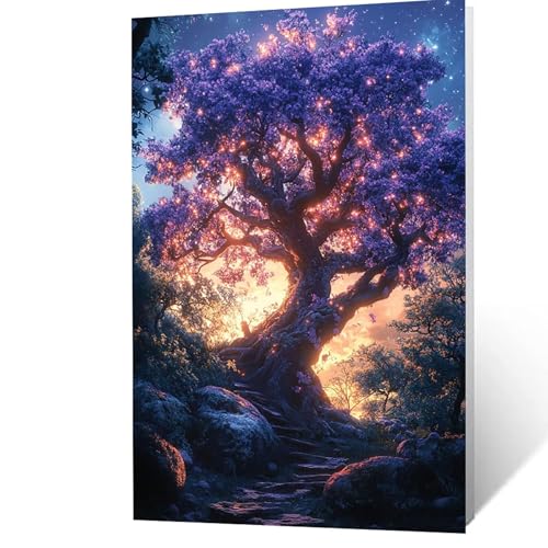 Malen Nach Zahlen Erwachsene, Malen Nach Zahlen Baum, DIY Set Erwachsene mit Leinwand Bilder Sternenhimmel 50x70cm Acrylfarben Set Pinselset, Wandbilder Bastelset Deko Wohnzimmer Geschenke YH2F-0830 Malen Nach Zahlen Erwachsene, Malen Nach Zahlen Baum, DIY Set Erwachsene mit Leinwand Bilder Sternenhimmel 50x70cm Acrylfarben Set Pinselset, Wandbilder Bastelset Deko Wohnzimmer Geschenke YH2F-0830 von GUUOYUAL
