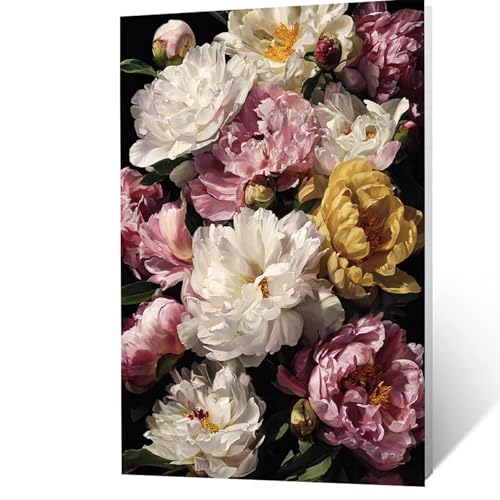 Malen Nach Zahlen Erwachsene, Malen Nach Zahlen Blume, DIY Set Erwachsene mit Leinwand Bilder Landschaft 50x70cm Acrylfarben Set Pinselset, Wandbilder Bastelset Deko Wohnzimmer Geschenke YH2F-4945 Malen Nach Zahlen Erwachsene, Malen Nach Zahlen Blume, DIY Set Erwachsene mit Leinwand Bilder Landschaft 50x70cm Acrylfarben Set Pinselset, Wandbilder Bastelset Deko Wohnzimmer Geschenke YH2F-4945 von GUUOYUAL