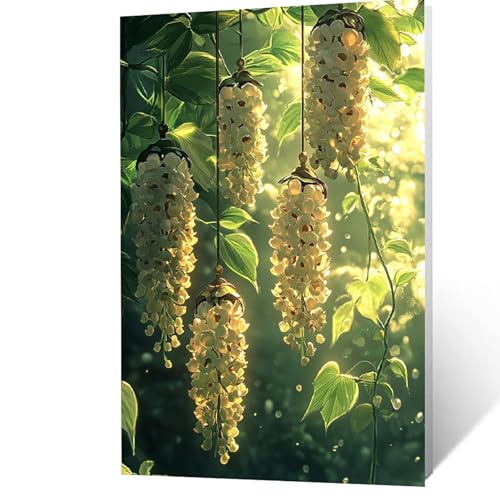 Malen Nach Zahlen Erwachsene, Malen Nach Zahlen Blume, DIY Set Erwachsene mit Leinwand Bilder Landschaft 80x60cm Acrylfarben Set Pinselset, Wandbilder Bastelset Deko Wohnzimmer Geschenke YH2F-3508 Malen Nach Zahlen Erwachsene, Malen Nach Zahlen Blume, DIY Set Erwachsene mit Leinwand Bilder Landschaft 80x60cm Acrylfarben Set Pinselset, Wandbilder Bastelset Deko Wohnzimmer Geschenke YH2F-3508 von GUUOYUAL
