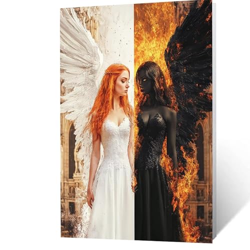 Malen Nach Zahlen Erwachsene, Malen Nach Zahlen Engel DIY Set Erwachsene mit Leinwand Bilder Gefallener Engel 70x50cm Acrylfarben Set Pinselset,Wandbilder Bastelset Deko Wohnzimmer Geschenke YH2F-3517 Malen Nach Zahlen Erwachsene, Malen Nach Zahlen Engel DIY Set Erwachsene mit Leinwand Bilder Gefallener Engel 70x50cm Acrylfarben Set Pinselset,Wandbilder Bastelset Deko Wohnzimmer Geschenke YH2F-3517 von GUUOYUAL