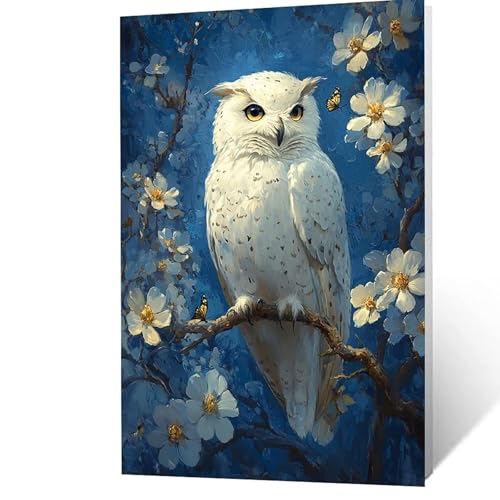 Malen Nach Zahlen Erwachsene, Malen Nach Zahlen Eule, DIY Set Erwachsene mit Leinwand Bilder Blume 70 x 50 cm Acrylfarben Set Pinselset, Wandbilder Bastelset Zimmer Deko Geschenke für Frauen YH2F-3594 Malen Nach Zahlen Erwachsene, Malen Nach Zahlen Eule, DIY Set Erwachsene mit Leinwand Bilder Blume 70 x 50 cm Acrylfarben Set Pinselset, Wandbilder Bastelset Zimmer Deko Geschenke für Frauen YH2F-3594 von GUUOYUAL