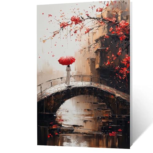 Malen Nach Zahlen Erwachsene, Malen Nach Zahlen Frau, DIY Set Erwachsene mit Leinwand Bilder Brücke 30 x 40 cm Acrylfarben Set Pinselset,Wandbilder Bastelset Zimmer Deko Geschenke für Frauen YH2F-2587 Malen Nach Zahlen Erwachsene, Malen Nach Zahlen Frau, DIY Set Erwachsene mit Leinwand Bilder Brücke 30 x 40 cm Acrylfarben Set Pinselset,Wandbilder Bastelset Zimmer Deko Geschenke für Frauen YH2F-2587 von GUUOYUAL