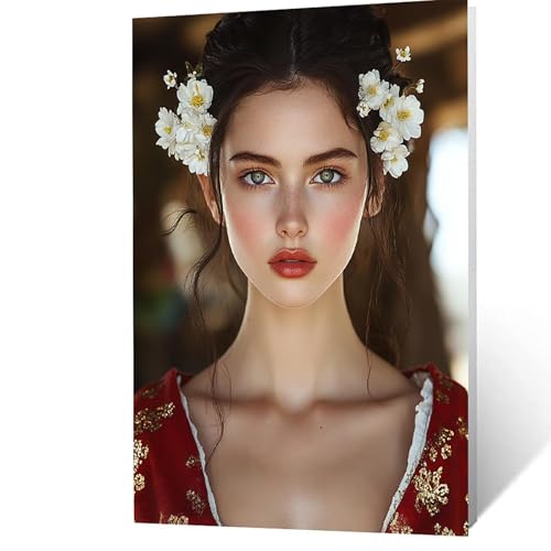 Malen Nach Zahlen Erwachsene, Malen Nach Zahlen Japan, DIY Set Erwachsene mit Leinwand Bilder Geisha 40 x 55 cm Acrylfarben Set Pinselset, Wandbilder Bastelset Deko Wohnzimmer Geschenke YH2F-5016 Malen Nach Zahlen Erwachsene, Malen Nach Zahlen Japan, DIY Set Erwachsene mit Leinwand Bilder Geisha 40 x 55 cm Acrylfarben Set Pinselset, Wandbilder Bastelset Deko Wohnzimmer Geschenke YH2F-5016 von GUUOYUAL