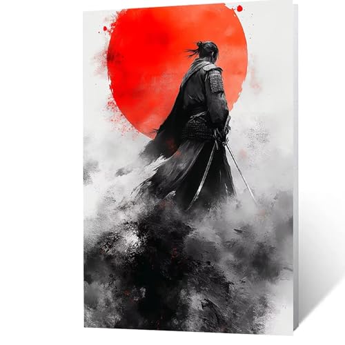 Malen Nach Zahlen Erwachsene, Malen Nach Zahlen Katana, DIY Set Erwachsene mit Leinwand Bilder Krieger 40x55cm Acrylfarben Set Pinselset,Wandbilder Bastelset Zimmer Deko Geschenke für Frauen YH2F-4909 Malen Nach Zahlen Erwachsene, Malen Nach Zahlen Katana, DIY Set Erwachsene mit Leinwand Bilder Krieger 40x55cm Acrylfarben Set Pinselset,Wandbilder Bastelset Zimmer Deko Geschenke für Frauen YH2F-4909 von GUUOYUAL