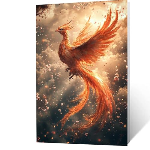 Malen Nach Zahlen Erwachsene, Malen Nach Zahlen Phönix, DIY Set Erwachsene mit Leinwand Bilder Blütenblatt 95 x 70 cm Acrylfarben Set Pinselset,Wandbilder Bastelset Deko Wohnzimmer Geschenke YH2F-3621 Malen Nach Zahlen Erwachsene, Malen Nach Zahlen Phönix, DIY Set Erwachsene mit Leinwand Bilder Blütenblatt 95 x 70 cm Acrylfarben Set Pinselset,Wandbilder Bastelset Deko Wohnzimmer Geschenke YH2F-3621 von GUUOYUAL
