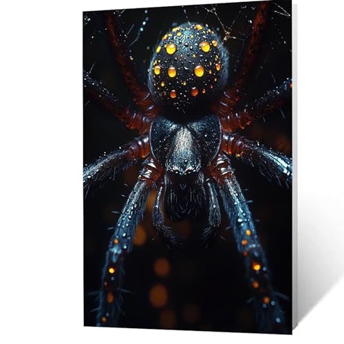Malen Nach Zahlen Erwachsene, Malen Nach Zahlen Spinne, DIY Set Erwachsene mit Leinwand Bilder Tier 30 x 40 cm Acrylfarben Set Pinselset,Wandbilder Bastelset Zimmer Deko Geschenke für Frauen YH2F-5030 Malen Nach Zahlen Erwachsene, Malen Nach Zahlen Spinne, DIY Set Erwachsene mit Leinwand Bilder Tier 30 x 40 cm Acrylfarben Set Pinselset,Wandbilder Bastelset Zimmer Deko Geschenke für Frauen YH2F-5030 von GUUOYUAL