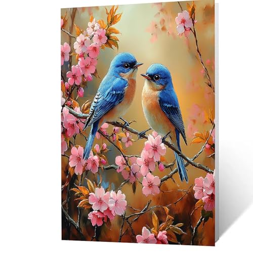 Malen Nach Zahlen Erwachsene, Malen Nach Zahlen Vogel, DIY Set Erwachsene mit Leinwand Bilder Blume 70x95cm Acrylfarben Set Pinselset, Wandbilder Bastelset Zimmer Deko Geschenke für Frauen YH2F-0822 Malen Nach Zahlen Erwachsene, Malen Nach Zahlen Vogel, DIY Set Erwachsene mit Leinwand Bilder Blume 70x95cm Acrylfarben Set Pinselset, Wandbilder Bastelset Zimmer Deko Geschenke für Frauen YH2F-0822 von GUUOYUAL