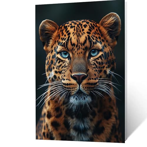 Malen Nach Zahlen Erwachsene 55x40 cm, Malen Nach Zahlen Kinder Leopard, DIY Basteln Erwachsene Leinwand Bilder Tier, Paint by Numbers for Adults, Wanddeko Wohnzimmer Geschenke für Frauen YH2F-3537 Malen Nach Zahlen Erwachsene 55x40 cm, Malen Nach Zahlen Kinder Leopard, DIY Basteln Erwachsene Leinwand Bilder Tier, Paint by Numbers for Adults, Wanddeko Wohnzimmer Geschenke für Frauen YH2F-3537 von GUUOYUAL