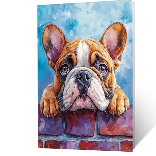 Malen Nach Zahlen Erwachsene 60x80 CM, Malen Nach Zahlen Kinder Hund, DIY Basteln Erwachsene Leinwand Bilder Tier, Paint by Numbers for Adults, Wanddeko Wohnzimmer Geschenke für Frauen YH2F-3034 Malen Nach Zahlen Erwachsene 60x80 CM, Malen Nach Zahlen Kinder Hund, DIY Basteln Erwachsene Leinwand Bilder Tier, Paint by Numbers for Adults, Wanddeko Wohnzimmer Geschenke für Frauen YH2F-3034 von GUUOYUAL