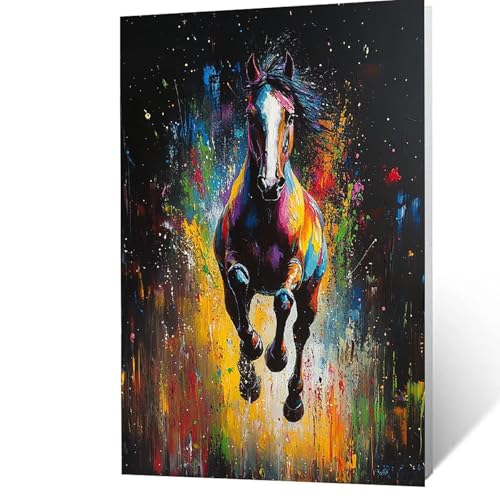 Malen Nach Zahlen Erwachsene 60x80 cm, Malen Nach Zahlen Kinder Horse, DIY Basteln Erwachsene Leinwand Bilder Tier, Paint by Numbers for Adults, Wanddeko Wohnzimmer Geschenke für Frauen YH2F-2621 Malen Nach Zahlen Erwachsene 60x80 cm, Malen Nach Zahlen Kinder Horse, DIY Basteln Erwachsene Leinwand Bilder Tier, Paint by Numbers for Adults, Wanddeko Wohnzimmer Geschenke für Frauen YH2F-2621 von GUUOYUAL
