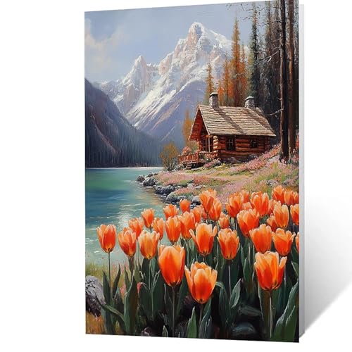 Malen Nach Zahlen Erwachsene 60x80 cm, Malen Nach Zahlen Kinder Kabine, DIY Basteln Erwachsene Leinwand Bilder Blume, Paint by Numbers for Adults, Wanddeko Wohnzimmer Geschenke für Frauen YH2F-0892 Malen Nach Zahlen Erwachsene 60x80 cm, Malen Nach Zahlen Kinder Kabine, DIY Basteln Erwachsene Leinwand Bilder Blume, Paint by Numbers for Adults, Wanddeko Wohnzimmer Geschenke für Frauen YH2F-0892 von GUUOYUAL