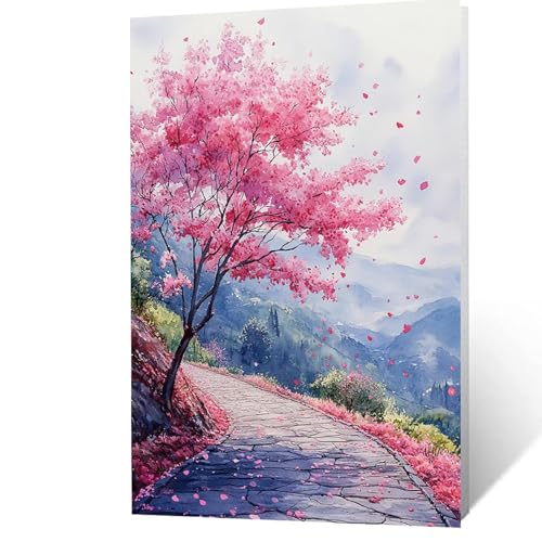Malen Nach Zahlen Erwachsene 60x80 cm, Malen Nach Zahlen Kinder Kirschblüten, DIY Basteln Erwachsene Leinwand Bilder Landschaft, Paint by Numbers for Adults, Zimmer Deko Geschenke für Frauen YH2F-0912 Malen Nach Zahlen Erwachsene 60x80 cm, Malen Nach Zahlen Kinder Kirschblüten, DIY Basteln Erwachsene Leinwand Bilder Landschaft, Paint by Numbers for Adults, Zimmer Deko Geschenke für Frauen YH2F-0912 von GUUOYUAL