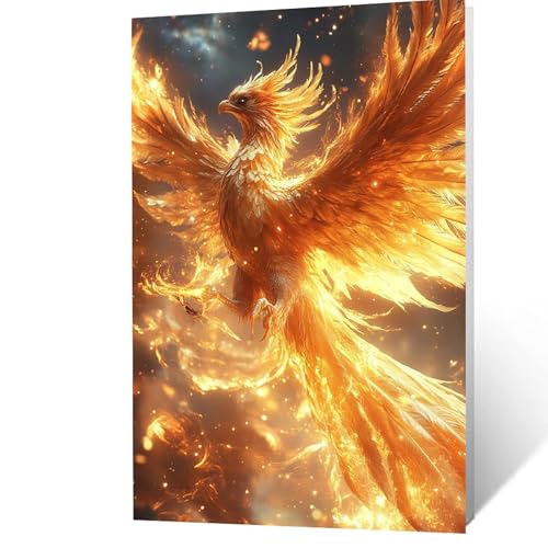 Malen Nach Zahlen Erwachsene 60x80 cm, Malen Nach Zahlen Kinder Phönix, DIY Basteln Erwachsene Leinwand Bilder Tier, Paint by Numbers for Adults, Wanddeko Wohnzimmer Geschenke für Frauen YH2F-2611 Malen Nach Zahlen Erwachsene 60x80 cm, Malen Nach Zahlen Kinder Phönix, DIY Basteln Erwachsene Leinwand Bilder Tier, Paint by Numbers for Adults, Wanddeko Wohnzimmer Geschenke für Frauen YH2F-2611 von GUUOYUAL