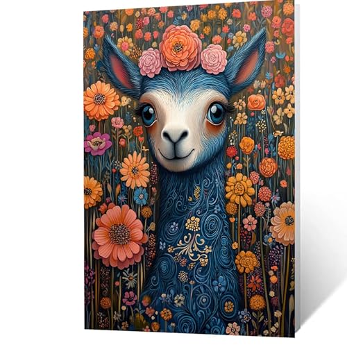 Malen Nach Zahlen Erwachsene 70x50 CM, Malen Nach Zahlen Kinder Alpaka, DIY Basteln Erwachsene Leinwand Bilder Tier, Paint by Numbers for Adults, Wanddeko Wohnzimmer Geschenke für Frauen YH2F-0784 Malen Nach Zahlen Erwachsene 70x50 CM, Malen Nach Zahlen Kinder Alpaka, DIY Basteln Erwachsene Leinwand Bilder Tier, Paint by Numbers for Adults, Wanddeko Wohnzimmer Geschenke für Frauen YH2F-0784 von GUUOYUAL