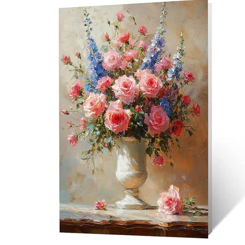 Malen Nach Zahlen Erwachsene 70x50 CM, Malen Nach Zahlen Kinder Blume, DIY Basteln Erwachsene Leinwand Bilder Vase, Paint by Numbers for Adults, Wanddeko Wohnzimmer Geschenke für Frauen YH2F-0692 Malen Nach Zahlen Erwachsene 70x50 CM, Malen Nach Zahlen Kinder Blume, DIY Basteln Erwachsene Leinwand Bilder Vase, Paint by Numbers for Adults, Wanddeko Wohnzimmer Geschenke für Frauen YH2F-0692 von GUUOYUAL