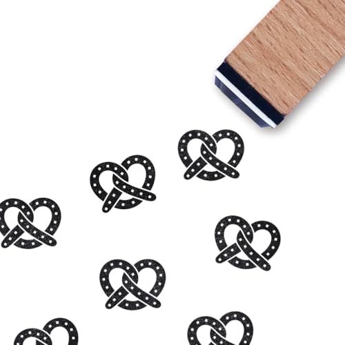 Brezel Gummistempel, 3/5 Zoll kleiner Mini-Stempel für Scrapbooking, Kartenherstellung, Planer Brezel Gummistempel, 3/5 Zoll kleiner Mini-Stempel für Scrapbooking, Kartenherstellung, Planer von GUVSPTI